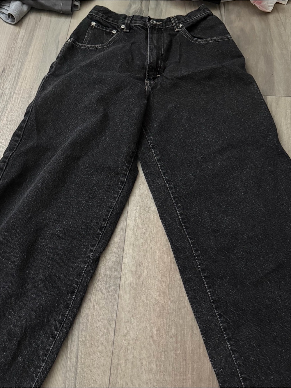 Raider Denim High Rise Distressed Baggy Jeans